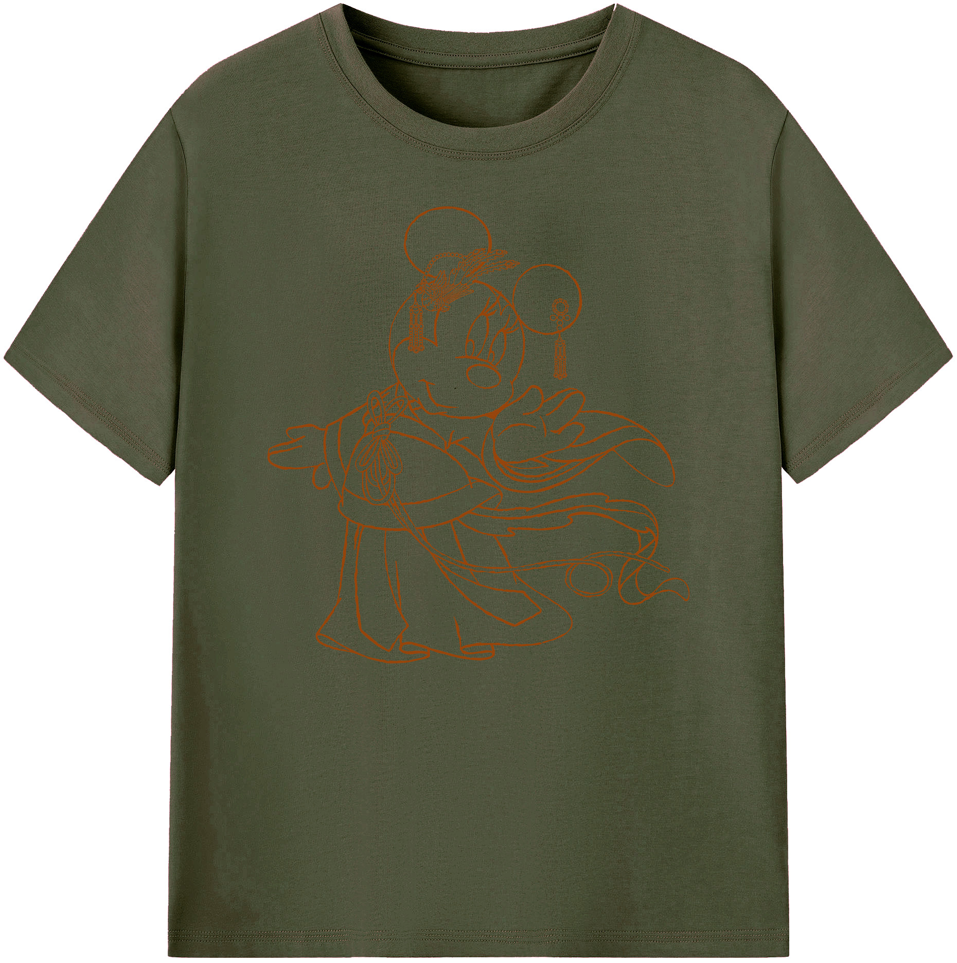 ミッキーマウス Mickey Mouse 綿100％ メンズ半袖Tシャツ｜肌触りやわらか＆通気性